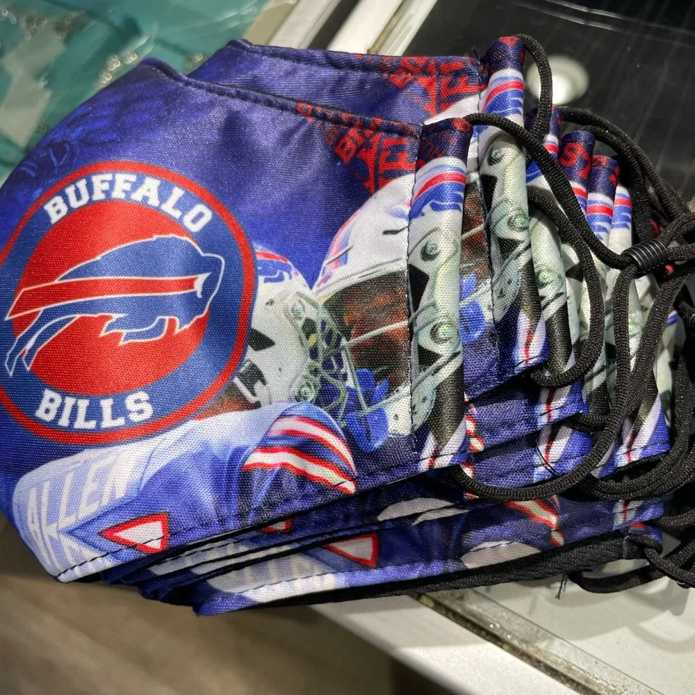 Buffalo Bills NFL football logo Blue Color Face Mask ~ one size fits all